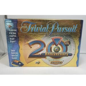 Trivial Pursuit" 20th Anniversary Edition Trivia Game 100% COMPLETE